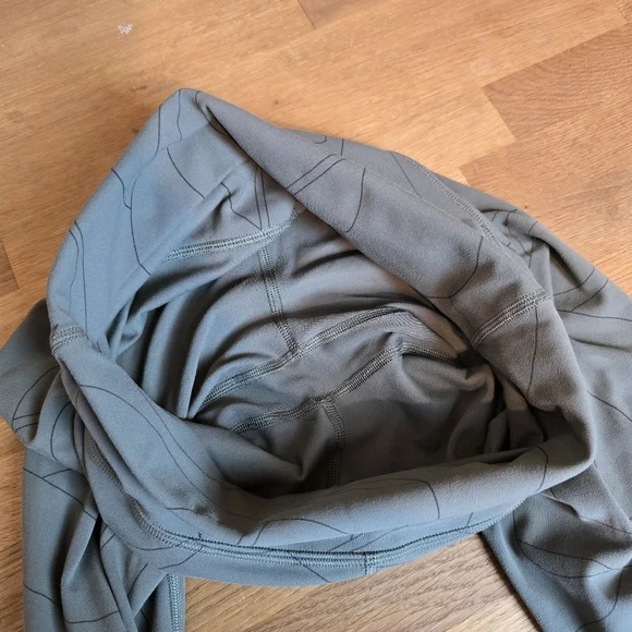 Lululemon Align High-Rise Pant 25" Size 6 Scripted Yogo Army Green - Dark Olive - Picture 8 of 12